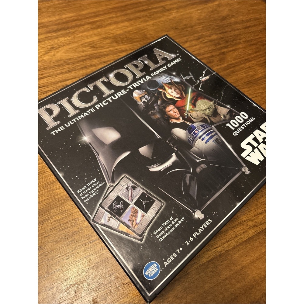 Star Wars Edition Pictopia Trivia Game 1000 Question - New/Never Opened/Sealed‎